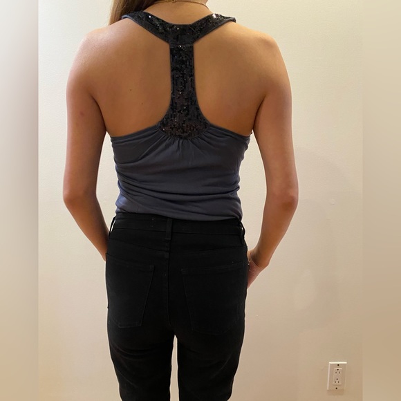 🤍 Midnight Blue and Black Sequin Halter🤍 - Picture 2 of 7